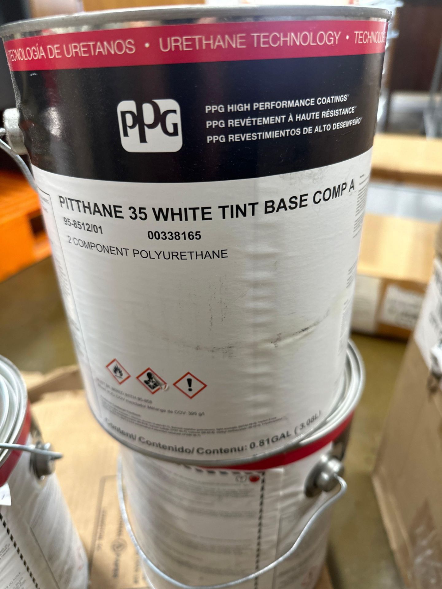 (7) Containers White Tint Base Comp-A - Image 3 of 3