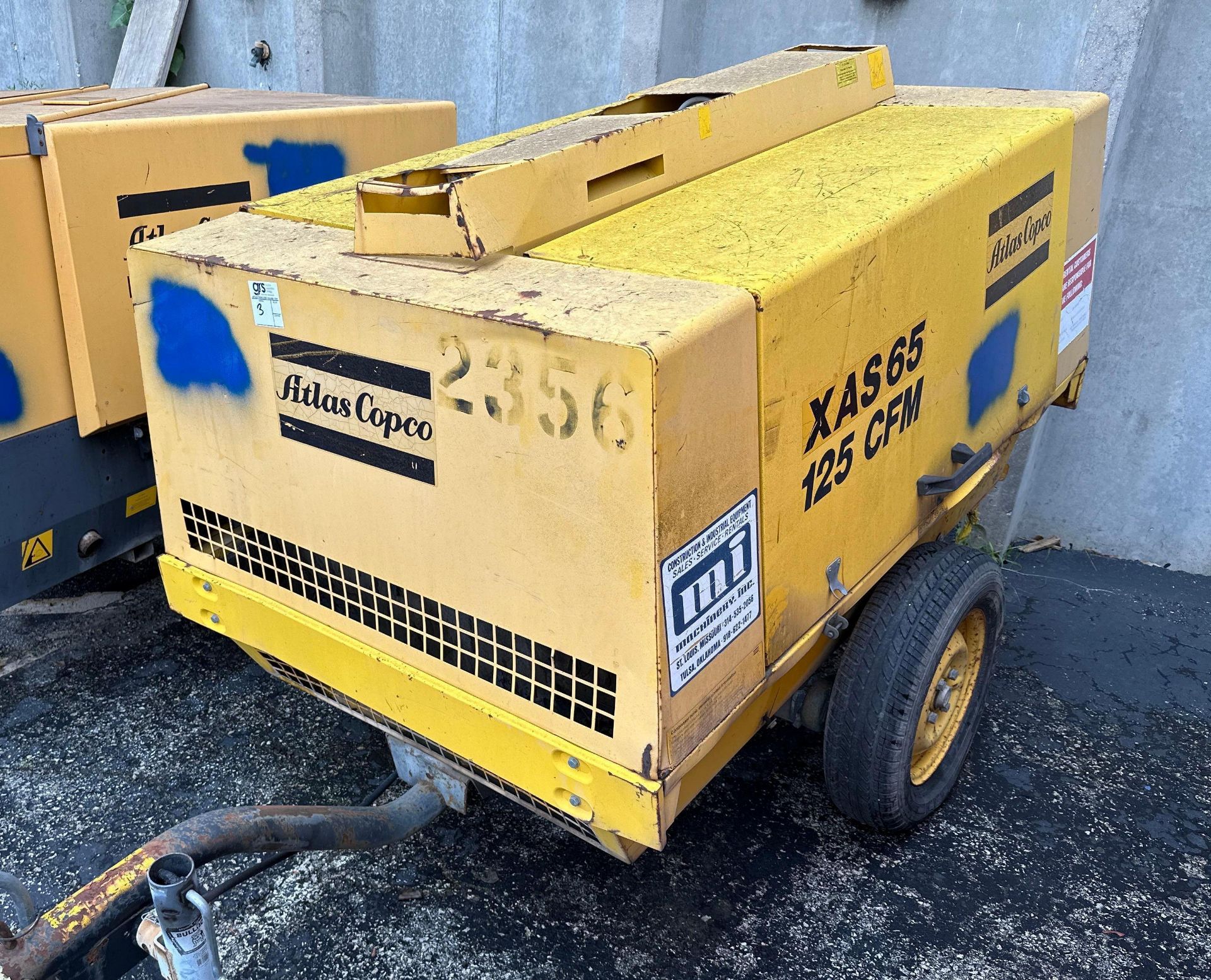 Atlas Copco Trailer Compressor