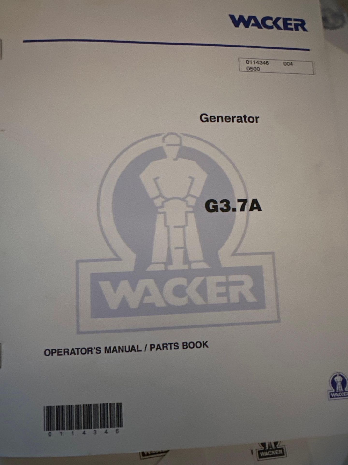 Wacker G37 Generator - Image 5 of 5