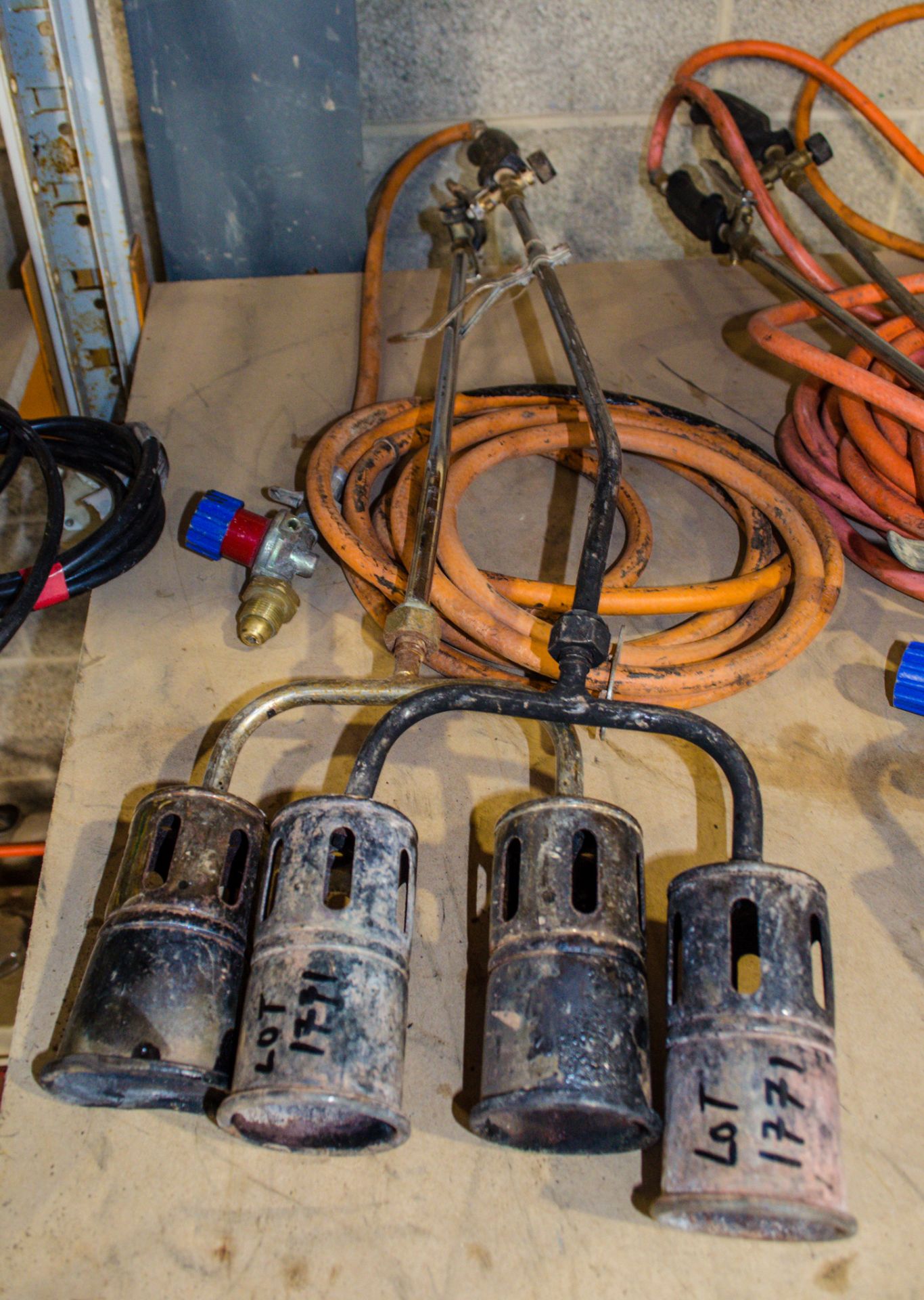 2 - twin head gas torches