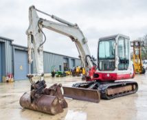 Takeuchi TB145 4.5 tonne rubber tracked excavator Year: 2007 S/N: 14517066 Recorded Hours: 6890