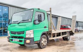 Mitsubishi Canter 7C15 7.5 tonne beaver tail plant lorry Registration Number: NJ63 ZCA Date of