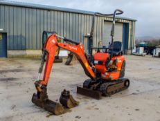 Kubota U10-3 1 tonne rubber tracked micro excavator Year: 2015 S/N: 24089 Recorded Hours: 2823