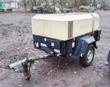 Doosan 741 diesel driven fast tow mobile air compressor Year: 2014 S/N: 432673 Recorded Hours: 774