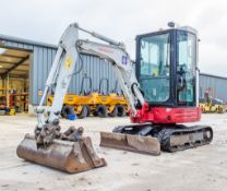 Takeuchi TB23R 2.3 tonne rubber tracked mini excavator Year: 2017 S/N: 123003605 Recorded Hours: