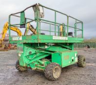 Simon Boxer diesel driven rough terrain 4x4 scissor lift access platform No VAT on hammer price