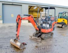 Kubota KX015-4 1.5 tonne rubber tracked mini excavator Year: 2017 S/N: 61032 Recorded Hours: 2029