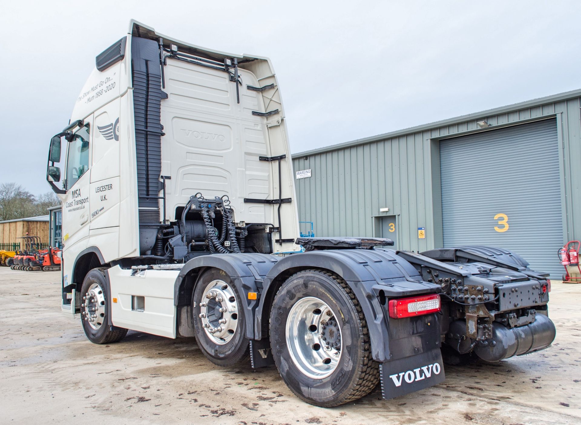 Volvo FH 500  6x2 tractor unit Registration Number: V500 MSA Date of Registration: May 2017 MOT - Image 4 of 25