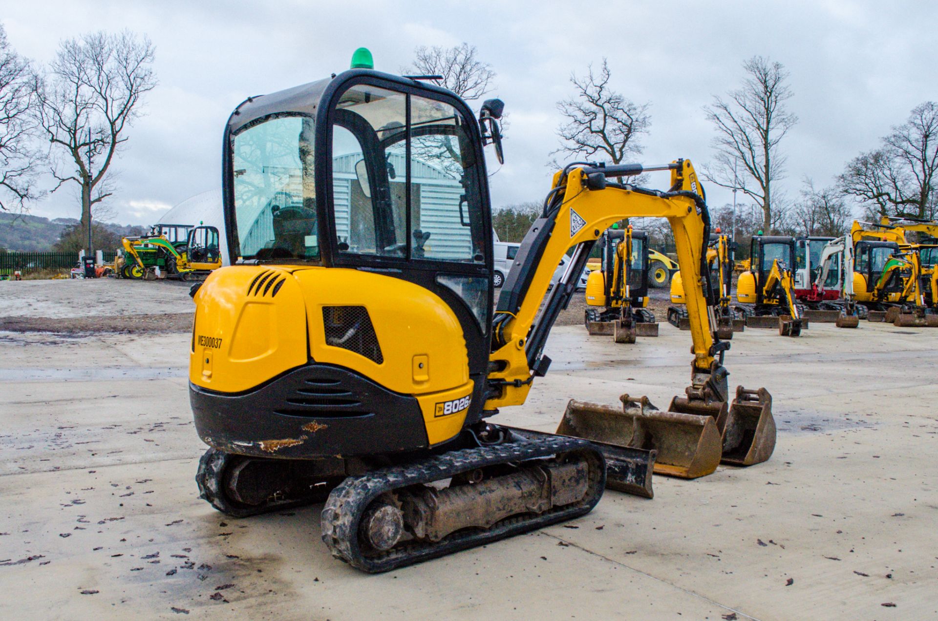 JCB 8026 CTS 2.6 tonne rubber tracked mini excavator Year: 2019 S/N: 2761110 Recorded Hours: 1332 - Image 3 of 24