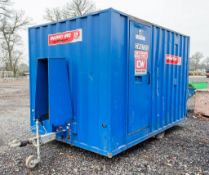 Boss Cabins 12 ft x 8 ft mobile welfare site unit Comprising of: Canteen area, toilet & generator