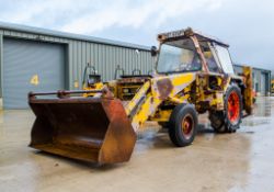 JCB 3C backhoe loader Year: 1975 S/N: 27295 Reg: NBT 829P Recorded Hours: 3855