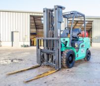 Mitsubishi Grendia FG30NT 3 tonne gas powered fork lift truck Year: 2020 S/N: C13G02524 Recorded