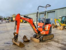 Kubota U10-3 1 tonne rubber tracked micro excavator Year: 2014 S/N: 23167 Recorded Hours: 3249