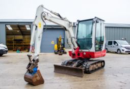 Takeuchi TB228 2.8 tonne rubber tracked mini excavator Year: 2013 S/N: 122803207 Recorded Hours: