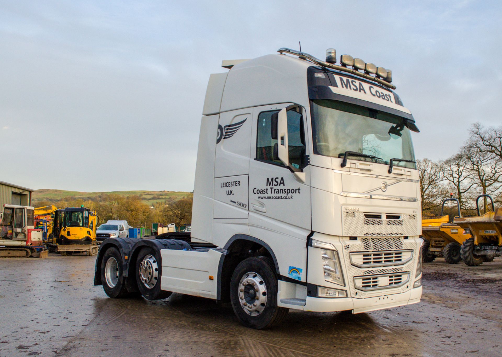 Volvo FH 500  6x2 tractor unit Registration Number:T29 MSA Date of Registration: March 2017 MOT - Image 2 of 25