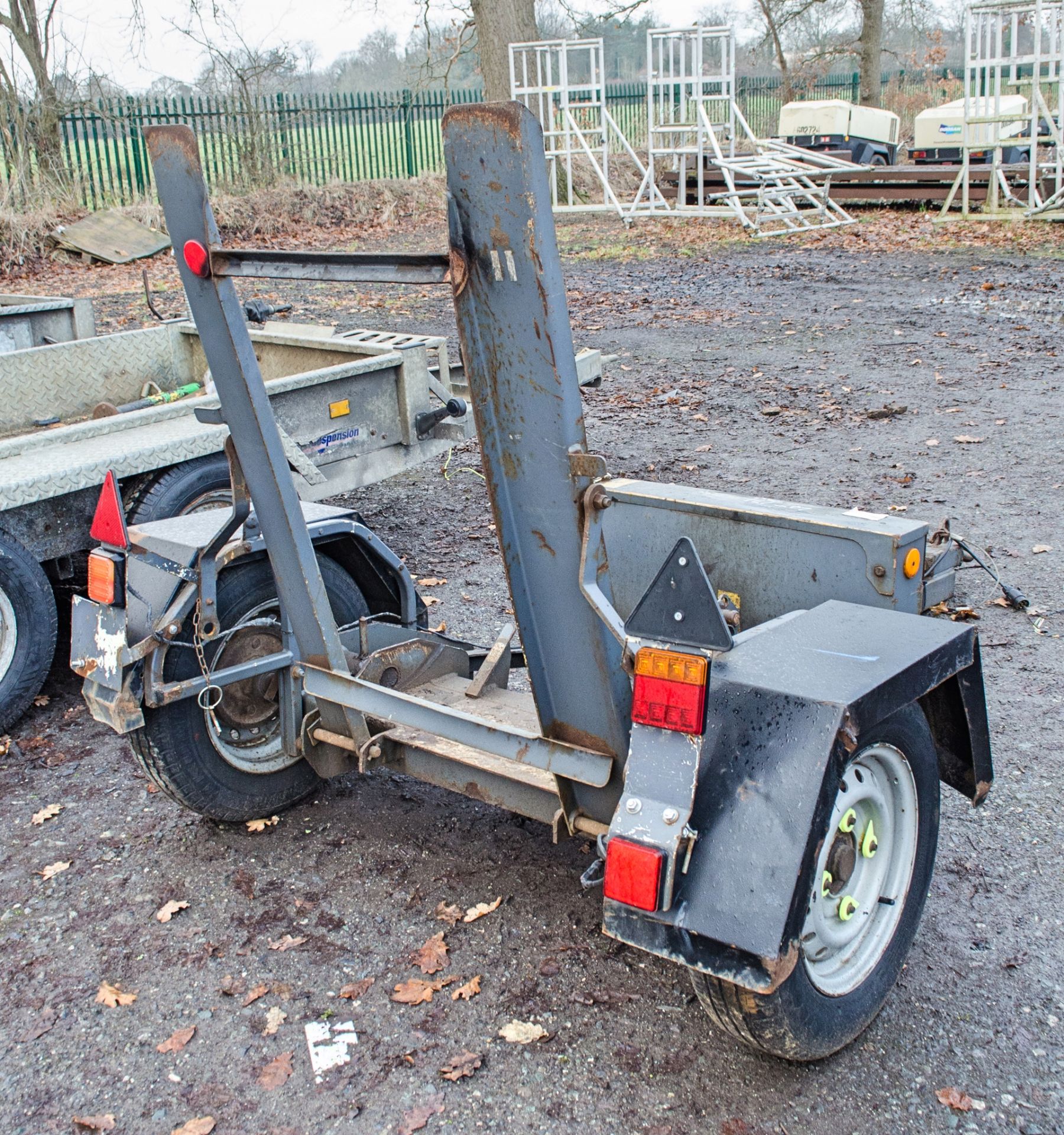 Terex single axle pedestrian roller trailer A653473 - Image 2 of 2