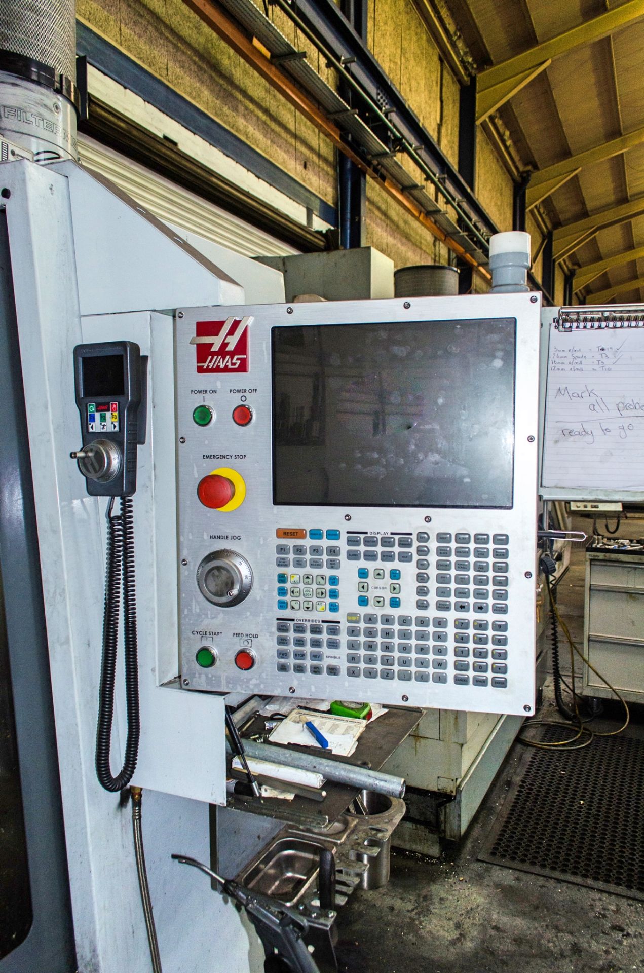 Haas VM-3 Mould Making CNC vertical machining centre Year: 2021 S/N: 1179597 - Image 10 of 14