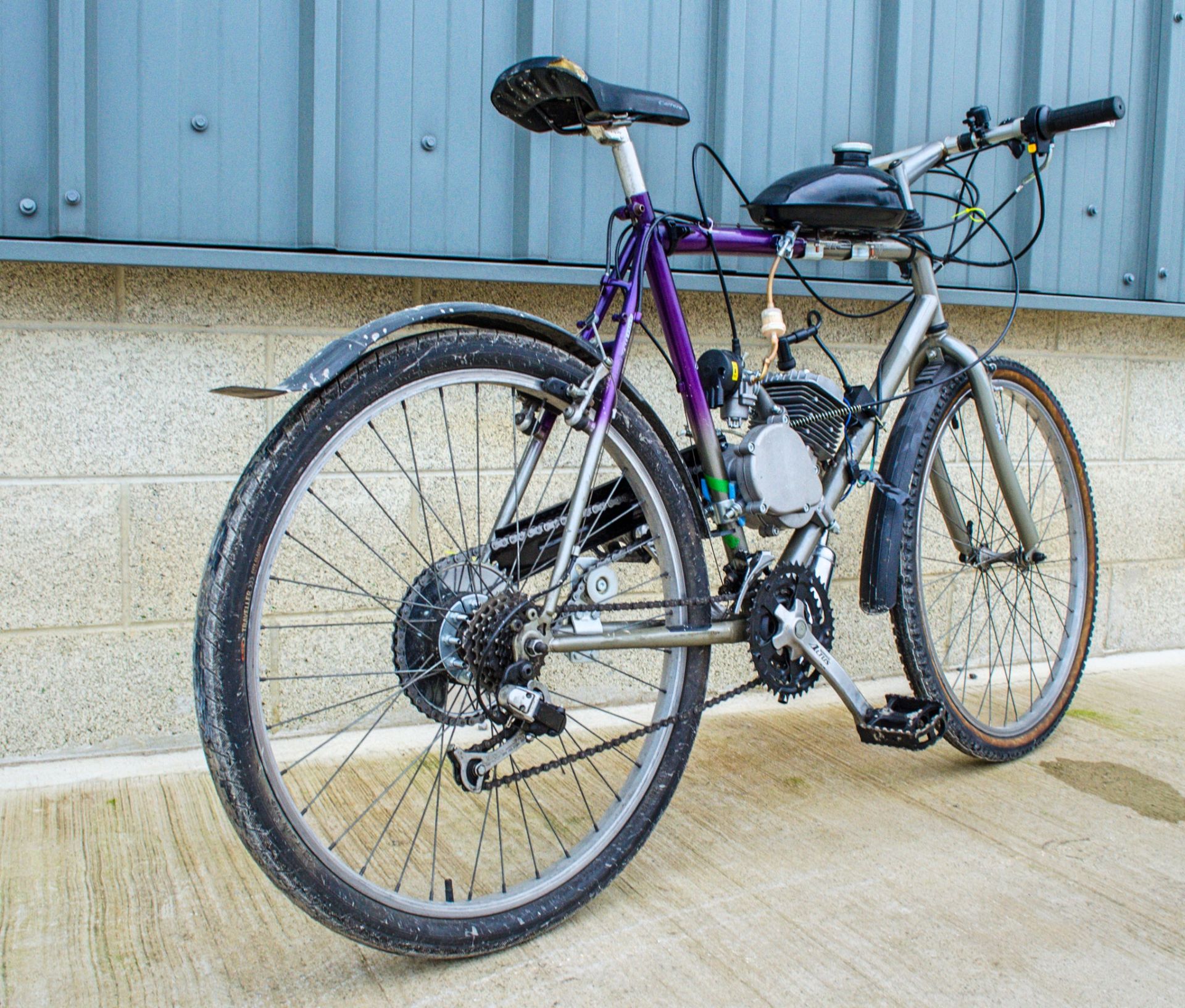 Adults mountain bike with petrol engine conversion - Image 4 of 7