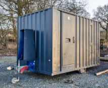 Boss Cabins 12 ft x 8 ft steel anti-vandal mobile welfare site unit Comprising of: Canteen area,