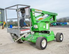 Nifty HR12 Heightrider battery electric/diesel articulated boom lift access platform Year: 2003 S/N: