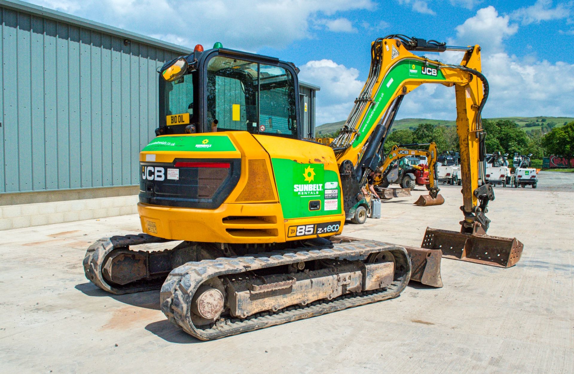 JCB 85Z-1 eco 8.5 tonne rubber tracked midi excavator Year: 2015 S/N: 2249121 Recorded Hours: 3883 - Image 3 of 20