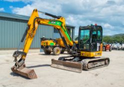 JCB 85Z-1 eco 8.5 tonne rubber tracked midi excavator Year: 2015 S/N: 2249121 Recorded Hours: 3883