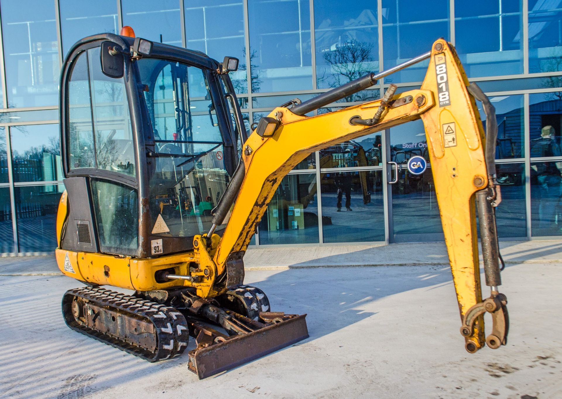 JCB 8018 CTS 1.8 tonne rubber tracked mini excavator Year: 2017 S/N: 2545236 Recorded Hours: 1268 - Image 2 of 21