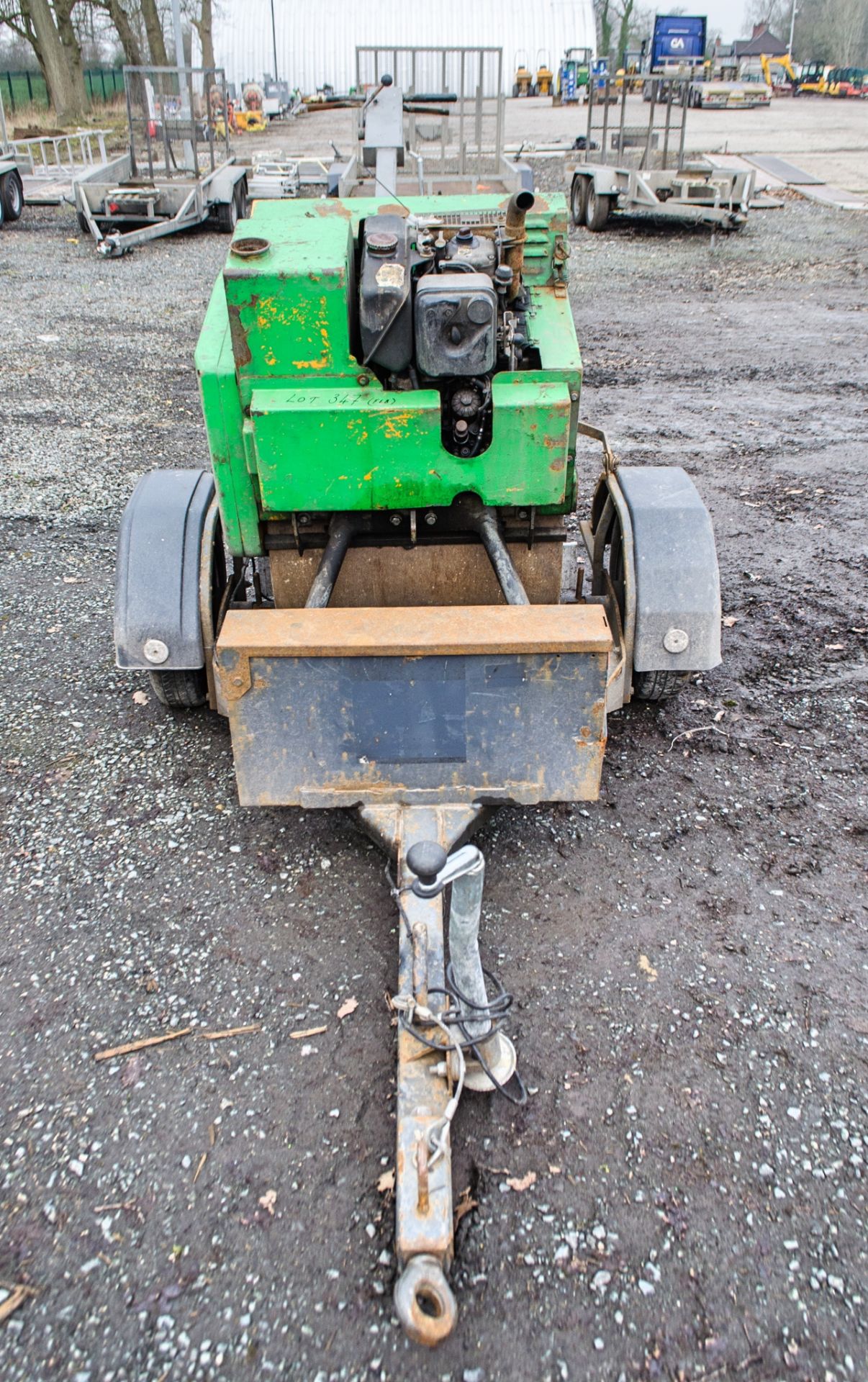 Terex MBR71 diesel driven pedestrian roller/breaker Recorded Hours: 791 c/w trailer A653950/A772649 - Image 3 of 6