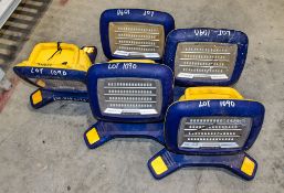 5 - LED rechargeable work lights ** No chargers **