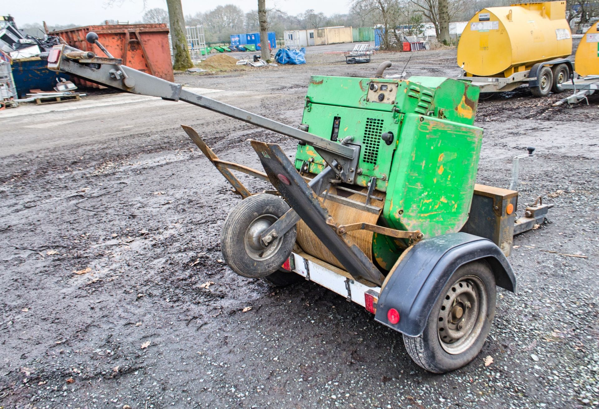 Terex MBR71 diesel driven pedestrian roller/breaker Recorded Hours: 791 c/w trailer A653950/A772649 - Image 2 of 6