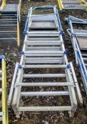 6 tread aluminium step ladder A849039