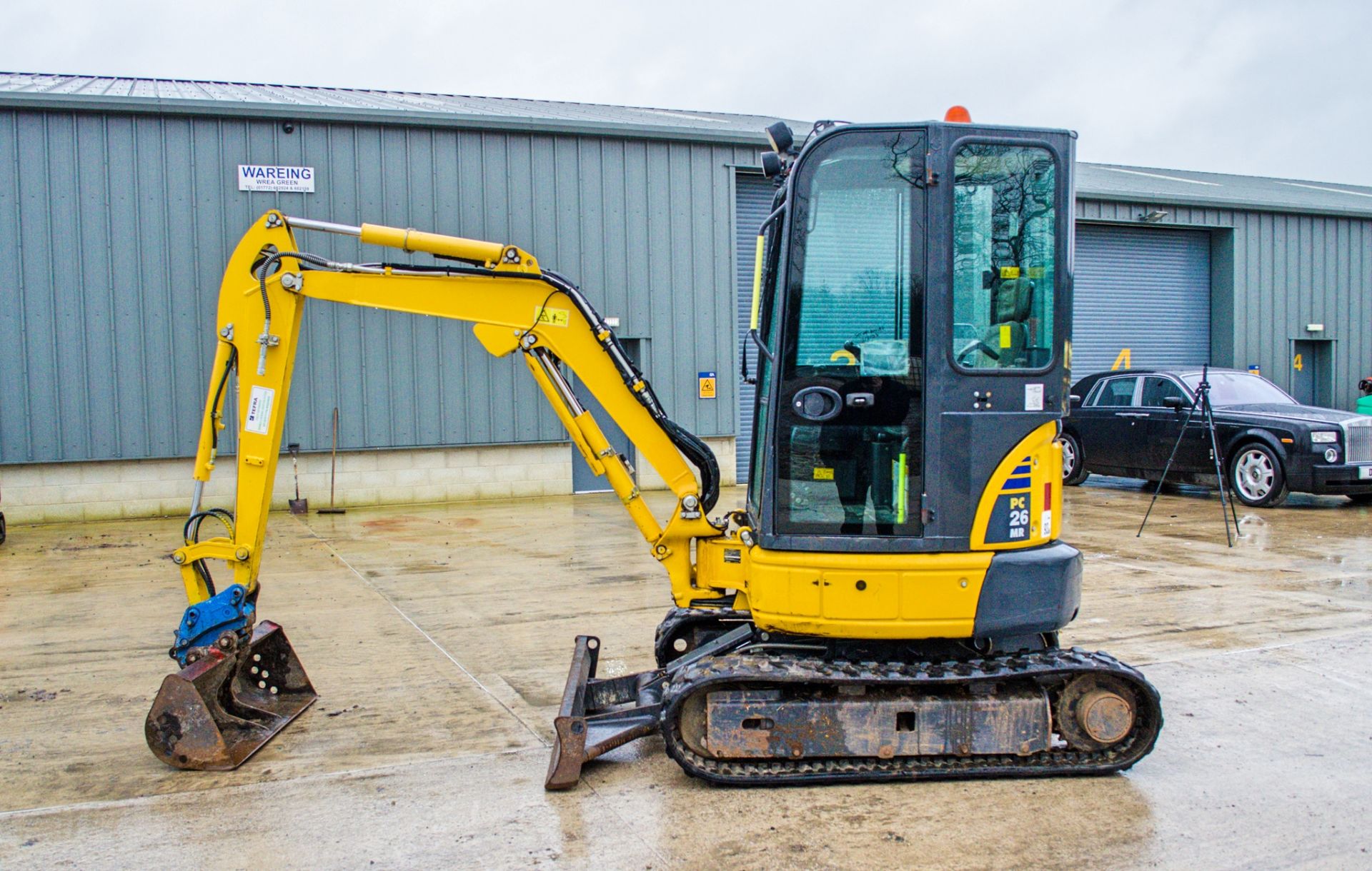 Komatsu PC26MR-3 2.6 tonne rubber tracked mini excavator Year: 2019 S/N: 33785 Recorded Hours: - Image 8 of 22
