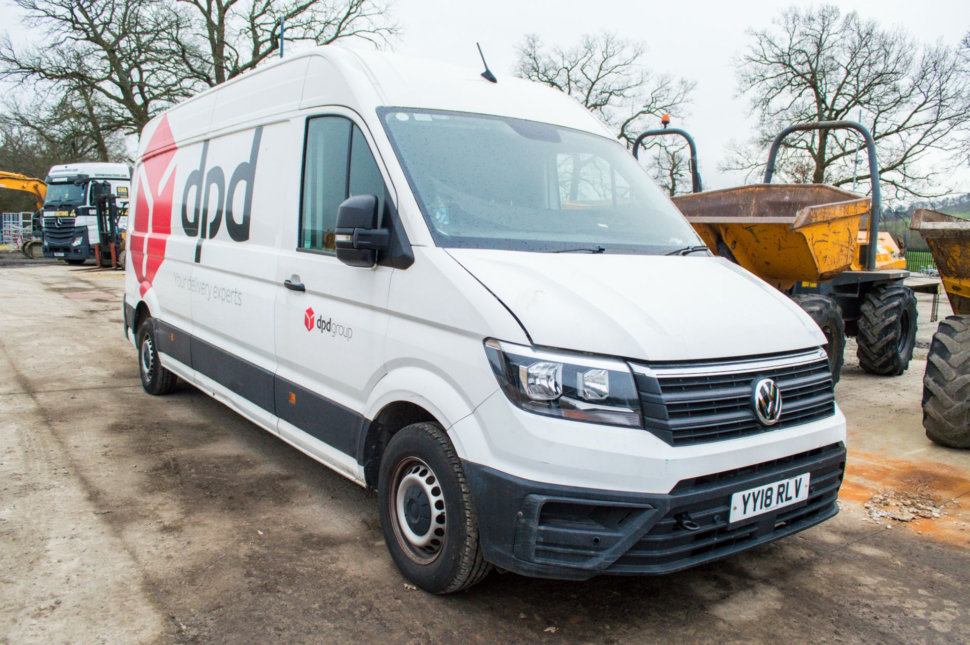 Volkswagen  Crafter Cr35 Tdi 140 Bluemotion 2.0 litre high roof panel van Registration Number: - Image 2 of 24