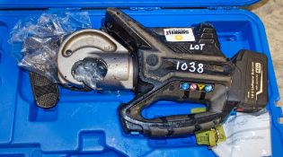 Cembre B1300-C 18v cordless hydraulic crimping tool c/w battery and carry case ** No charger **