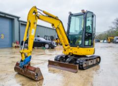 Komatsu PC26MR-3 2.6 tonne rubber tracked mini excavator Year: 2019 S/N: 33785 Recorded Hours: