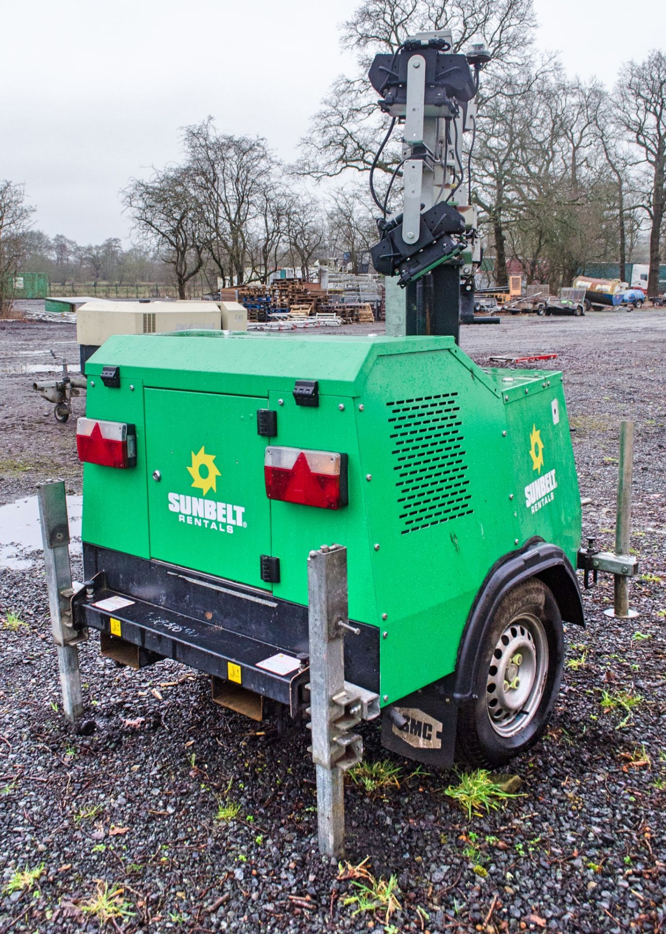 SMC TL90K LED diesel driven fast tow LED mobile lighting tower Year: 2017 S/N: T901713793 Recorded - Image 2 of 7