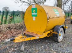 Trailer Engineering 2140 litre site tow bunded fuel bowser c/w 12v electric pump, delivery hose &