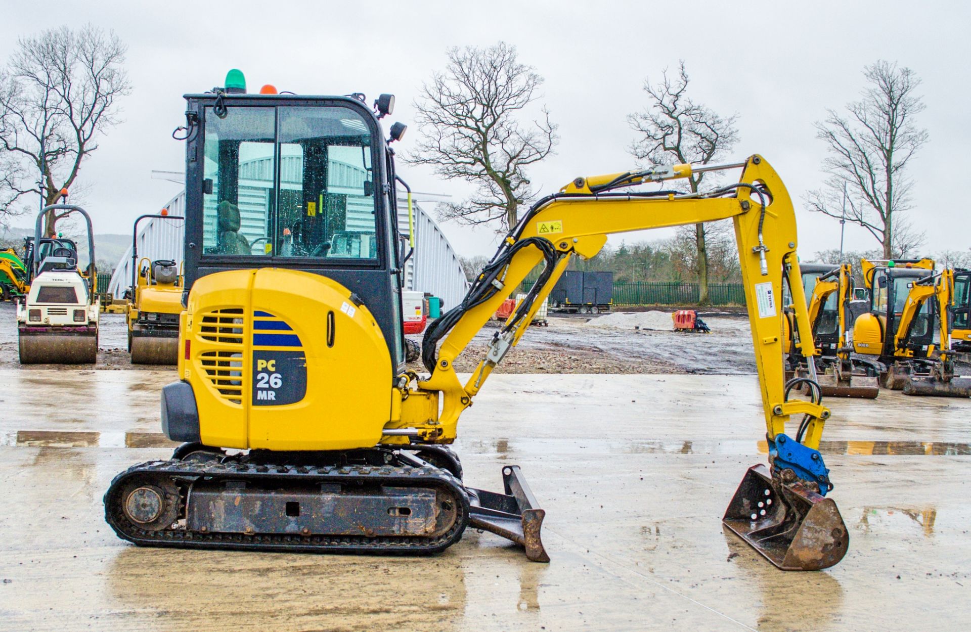 Komatsu PC26MR-3 2.6 tonne rubber tracked mini excavator Year: 2019 S/N: 33785 Recorded Hours: - Image 7 of 22