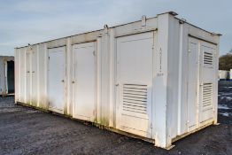 24 ft x 9 ft steel welfare site unit Comprising of: Canteen area, toilet & generator room c/w MGMK