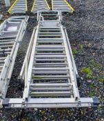 8 tread extending aluminium step ladder EXP2473