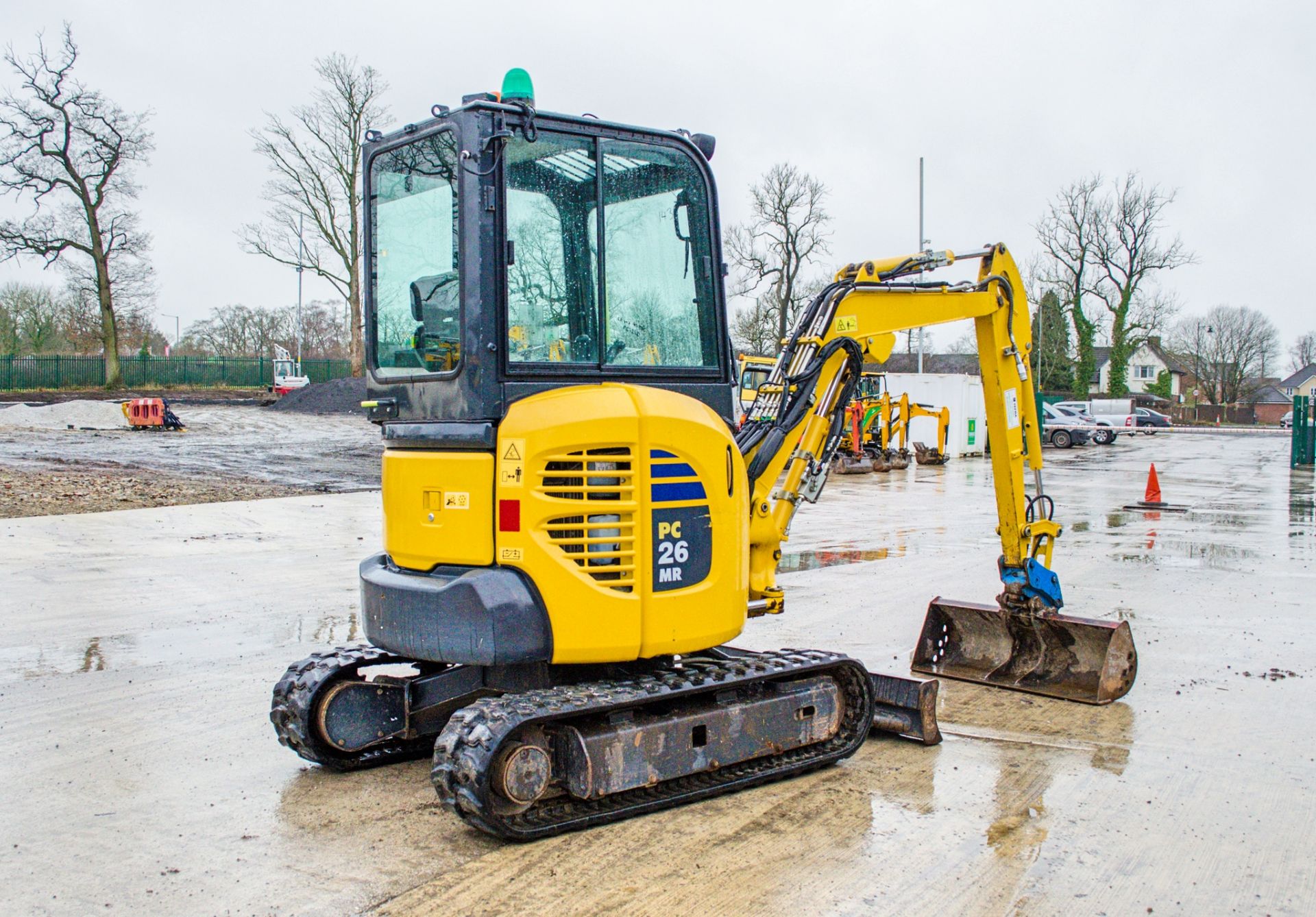 Komatsu PC26MR-3 2.6 tonne rubber tracked mini excavator Year: 2019 S/N: 33785 Recorded Hours: - Image 3 of 22
