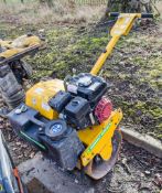 JCB petrol drive single drum pedestrian roller A661727