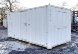 20 ft x 9 ft steel welfare site unit Comprising of: Canteen area, drying room, generator room &