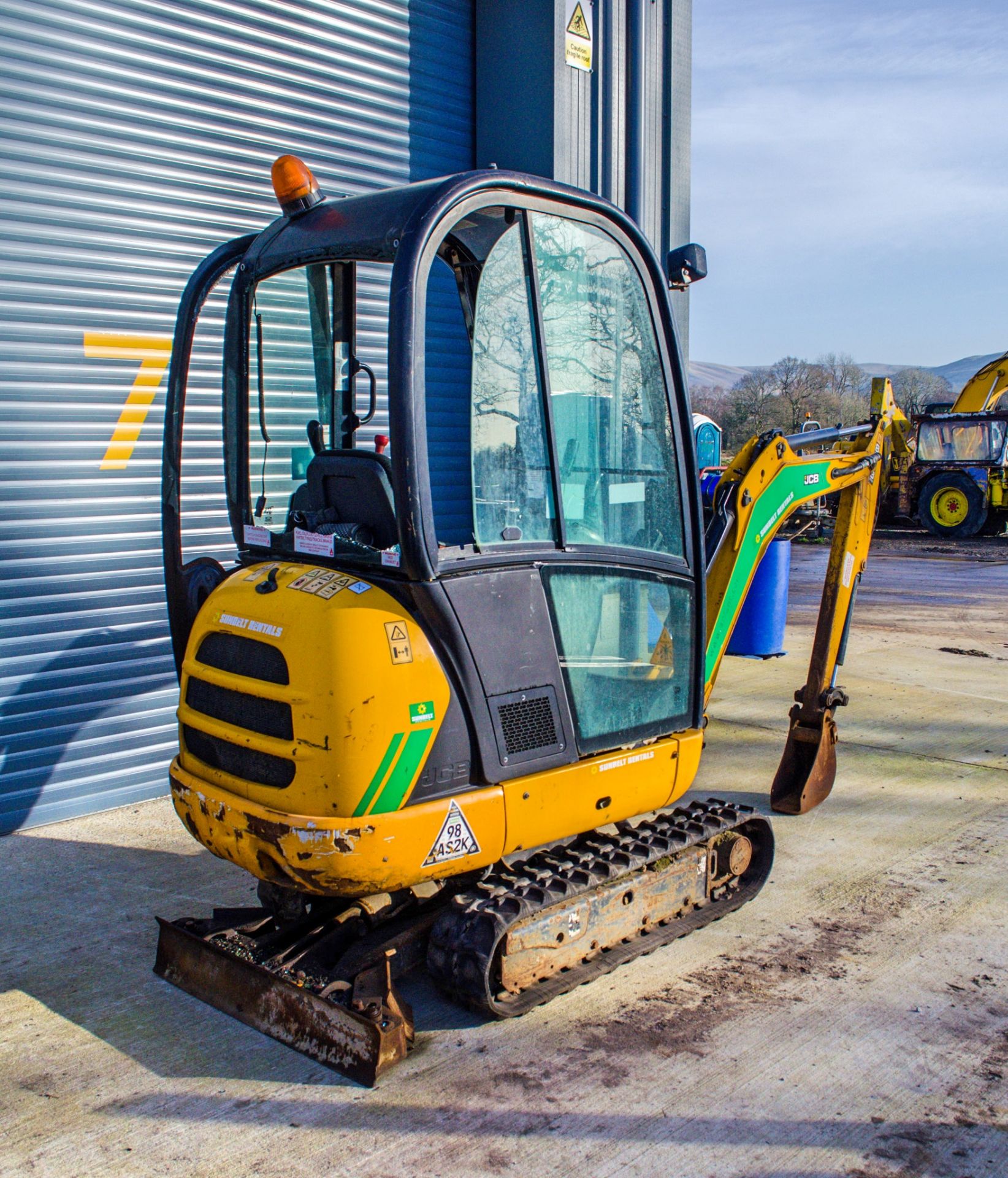 JCB 8018 CTS 1.8 tonne rubber tracked mini excavator Year: 2017 S/N: 2583567 Recorded Hours: Not - Image 3 of 21