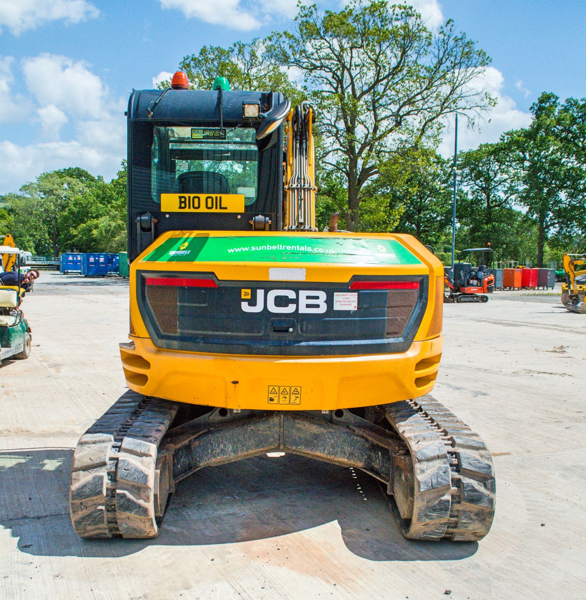 JCB 85Z-1 eco 8.5 tonne rubber tracked midi excavator Year: 2015 S/N: 2249121 Recorded Hours: 3883 - Image 6 of 20