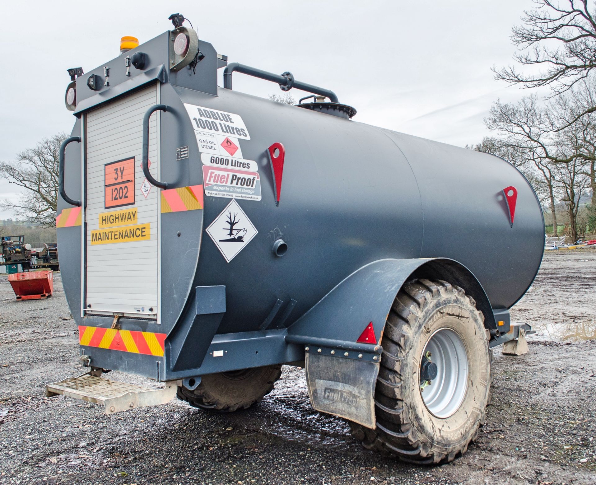 Fuel Proof 6000 litre diesel/1000 litre ad-blue bunded mobile fuel bowser Year: 2020 S/N: 33354 c/ - Image 2 of 7