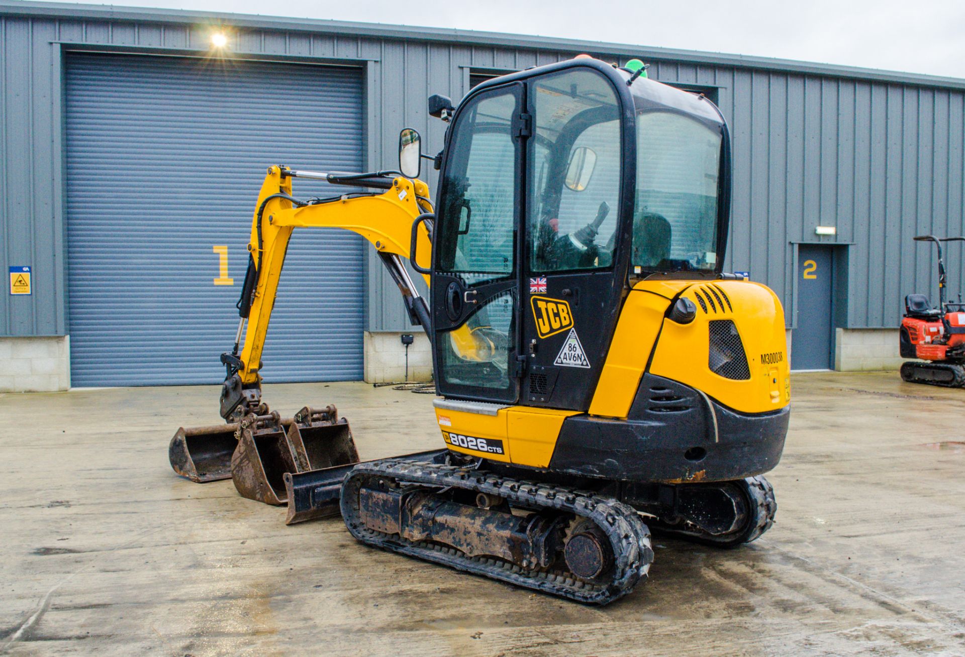 JCB 8026 CTS 2.6 tonne rubber tracked mini excavator Year: 2019  S/N: 2913813 Recorded Hours: 1321 - Image 4 of 22