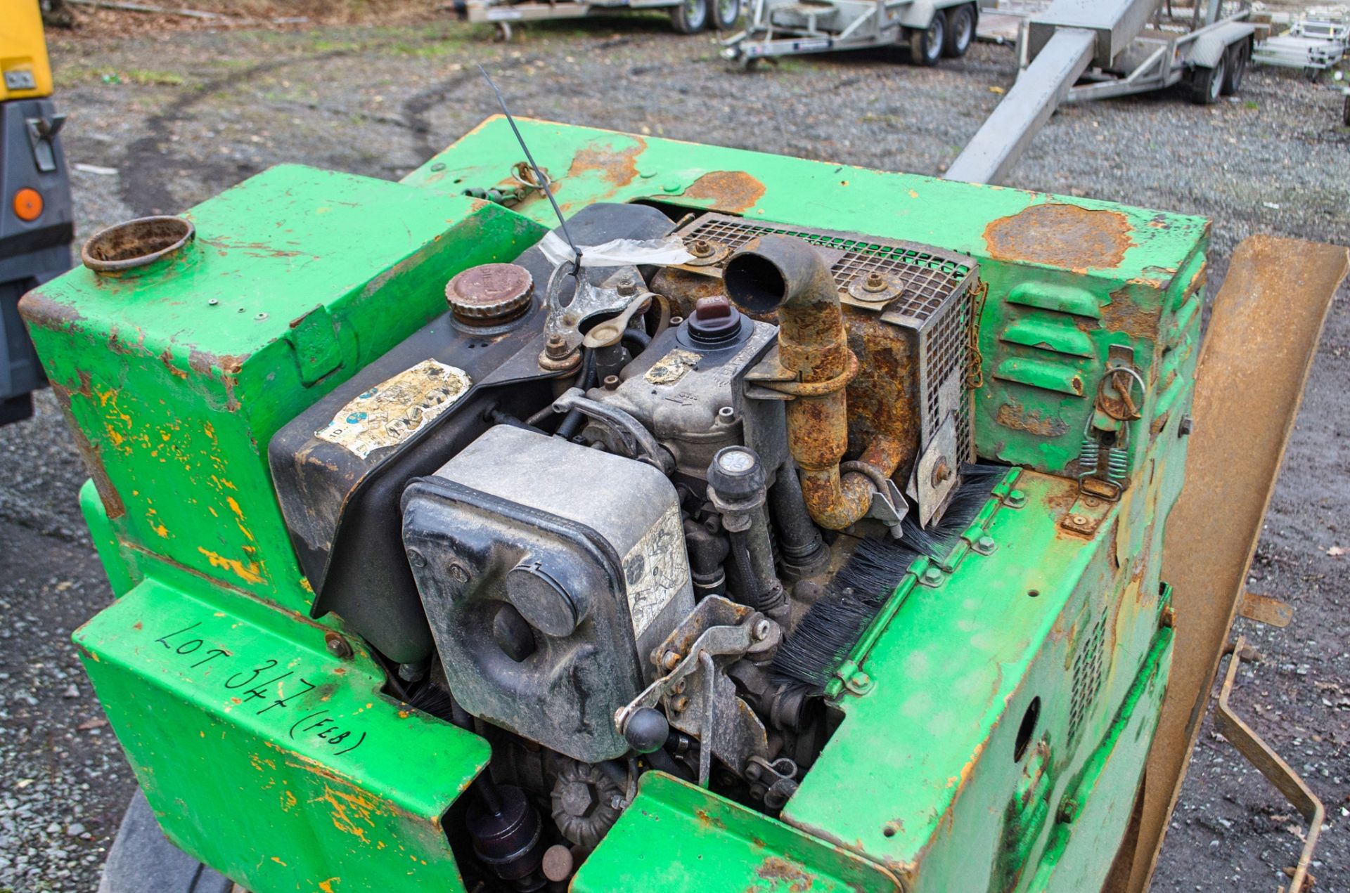 Terex MBR71 diesel driven pedestrian roller/breaker Recorded Hours: 791 c/w trailer A653950/A772649 - Image 6 of 6