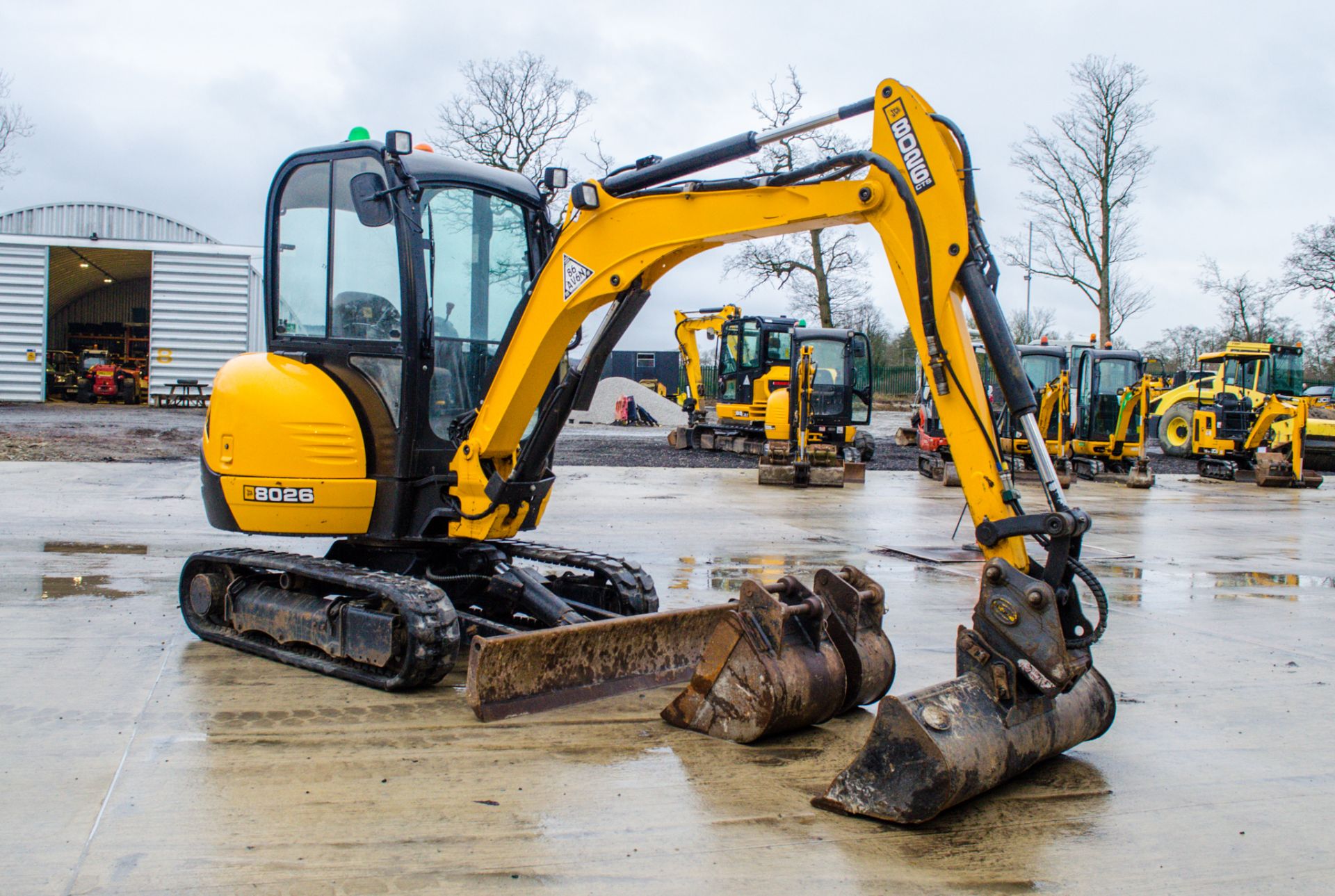 JCB 8026 CTS 2.6 tonne rubber tracked mini excavator Year: 2019  S/N: 2913813 Recorded Hours: 1321 - Image 2 of 22