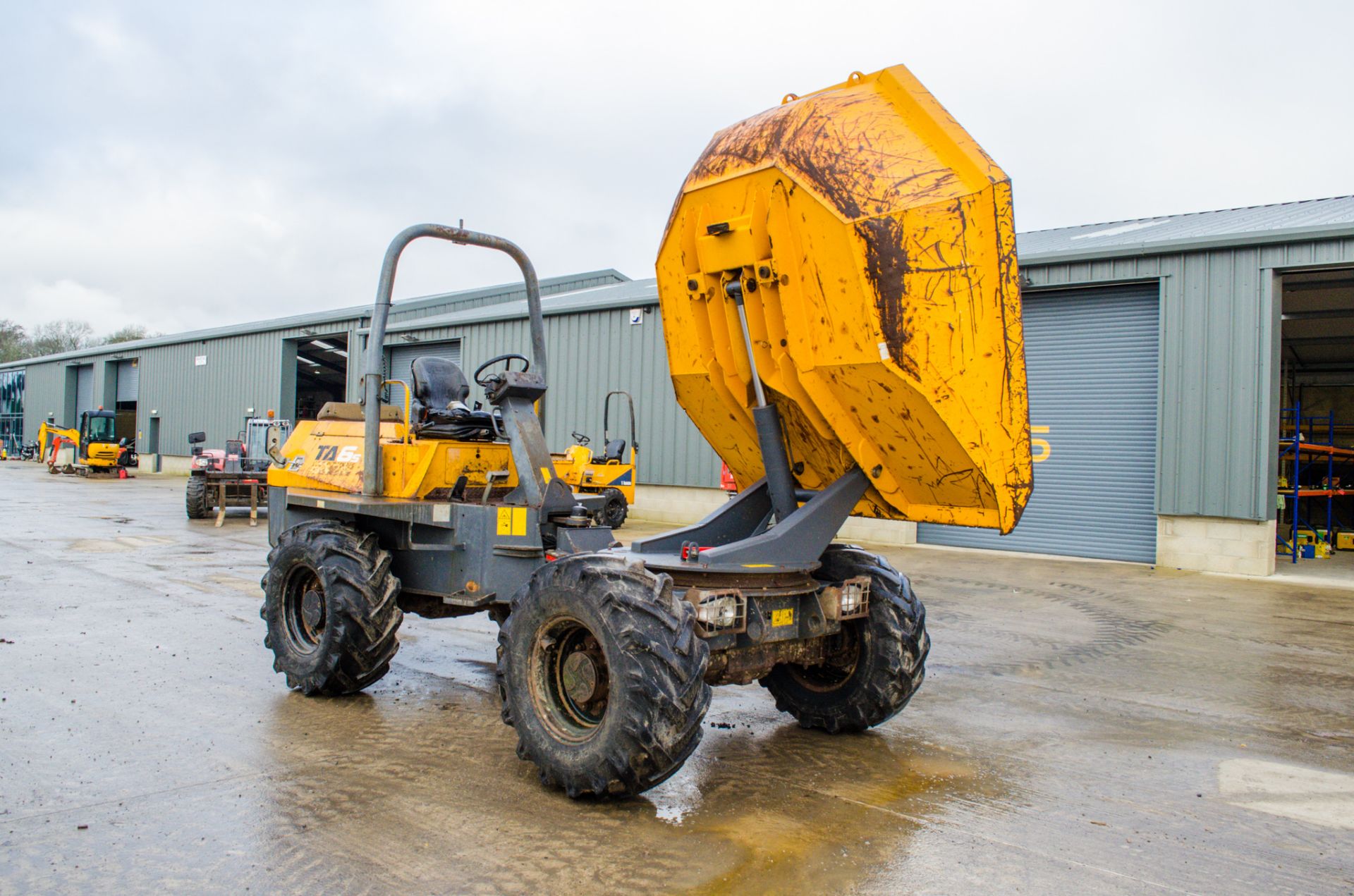 Terex TA6 6 tonne swivel skip dumper Year: 2012 S/N: 74173493 Recorded Hours: 3041 - Image 14 of 22